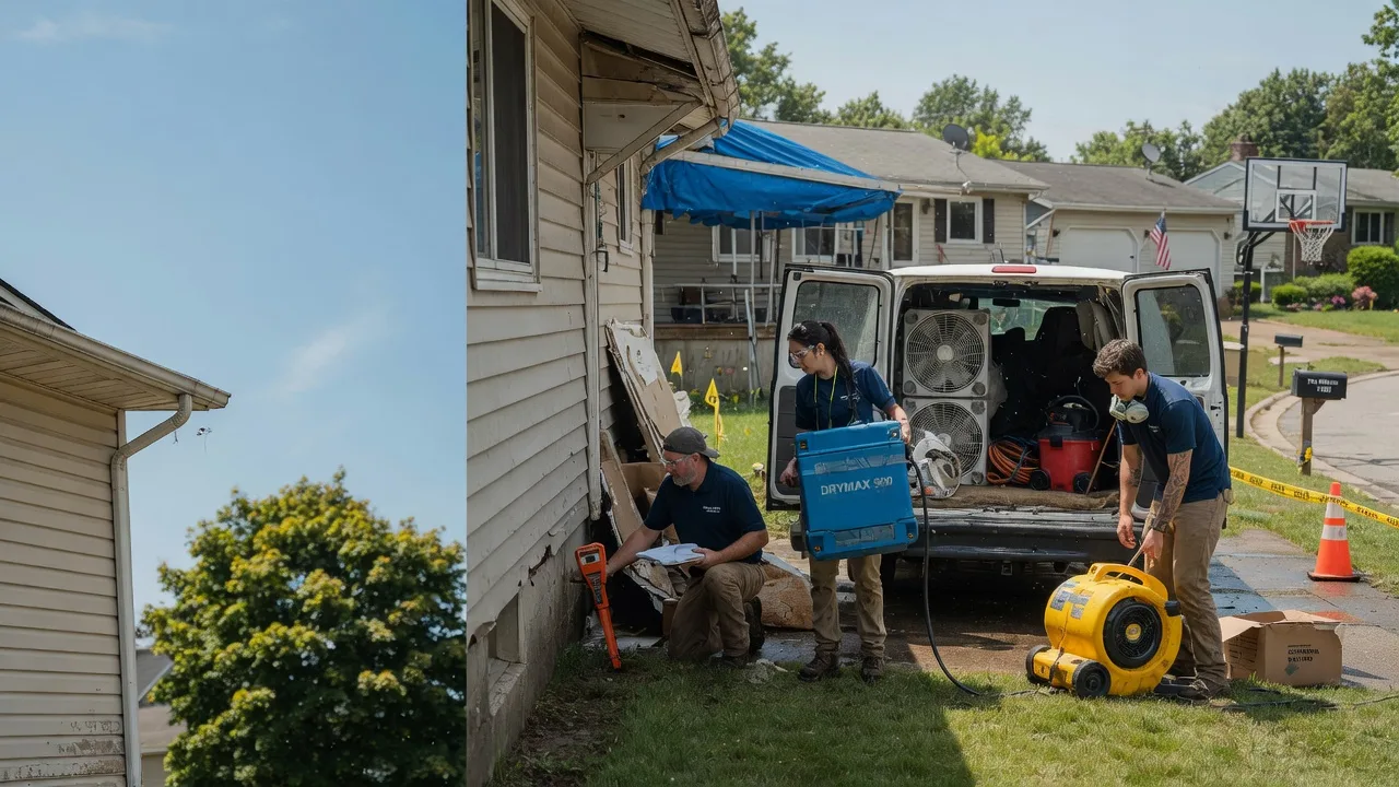 Ceiling Leak Cleanup in Enola, PA near me
